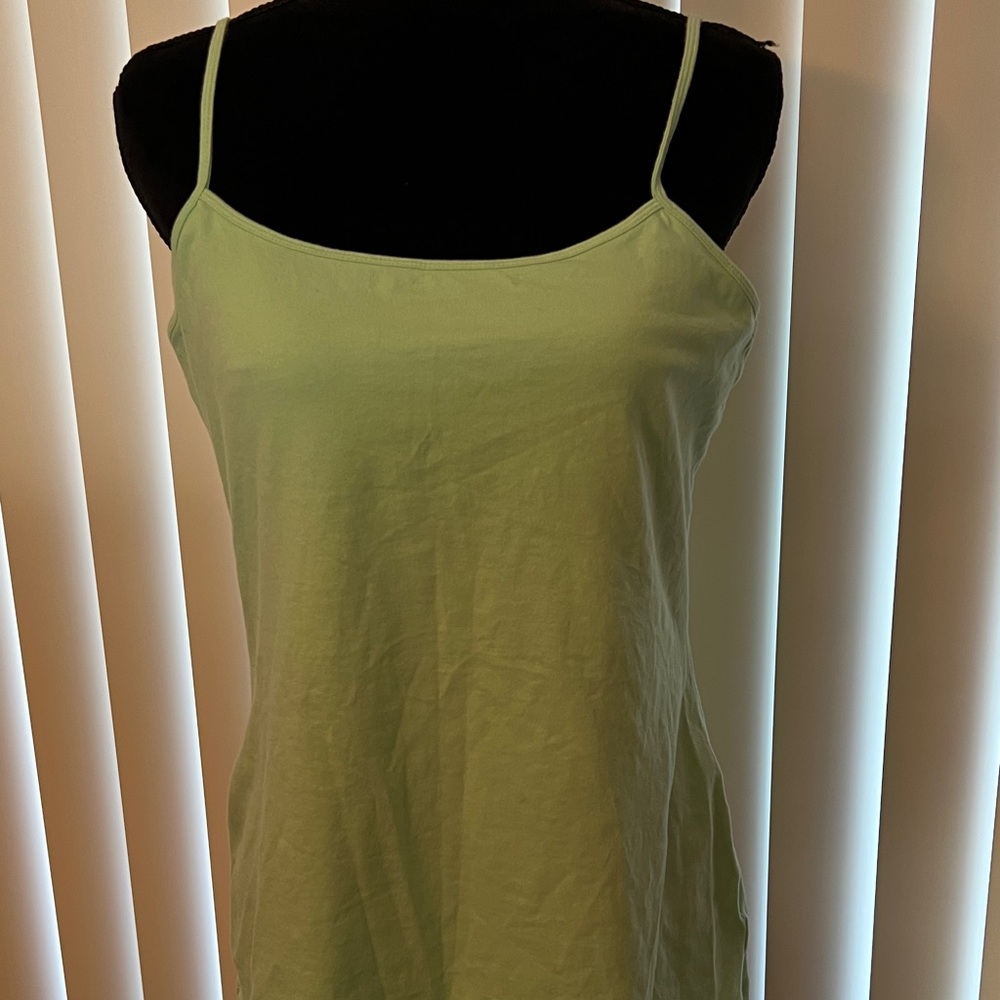 Mint Green Spaghetti Strap Tank Top